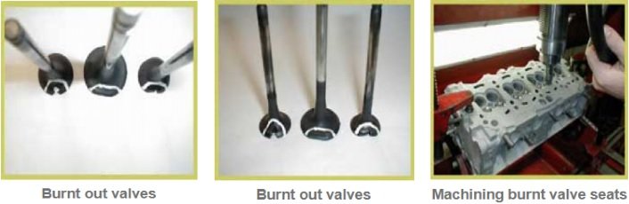 Burnt out valve diagnostic & causes