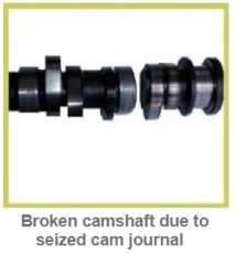Broken, cracked camshaft diagnostic & causes