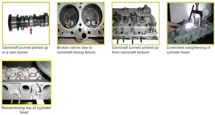 Picked up, seized camshaft diagnostic & causes